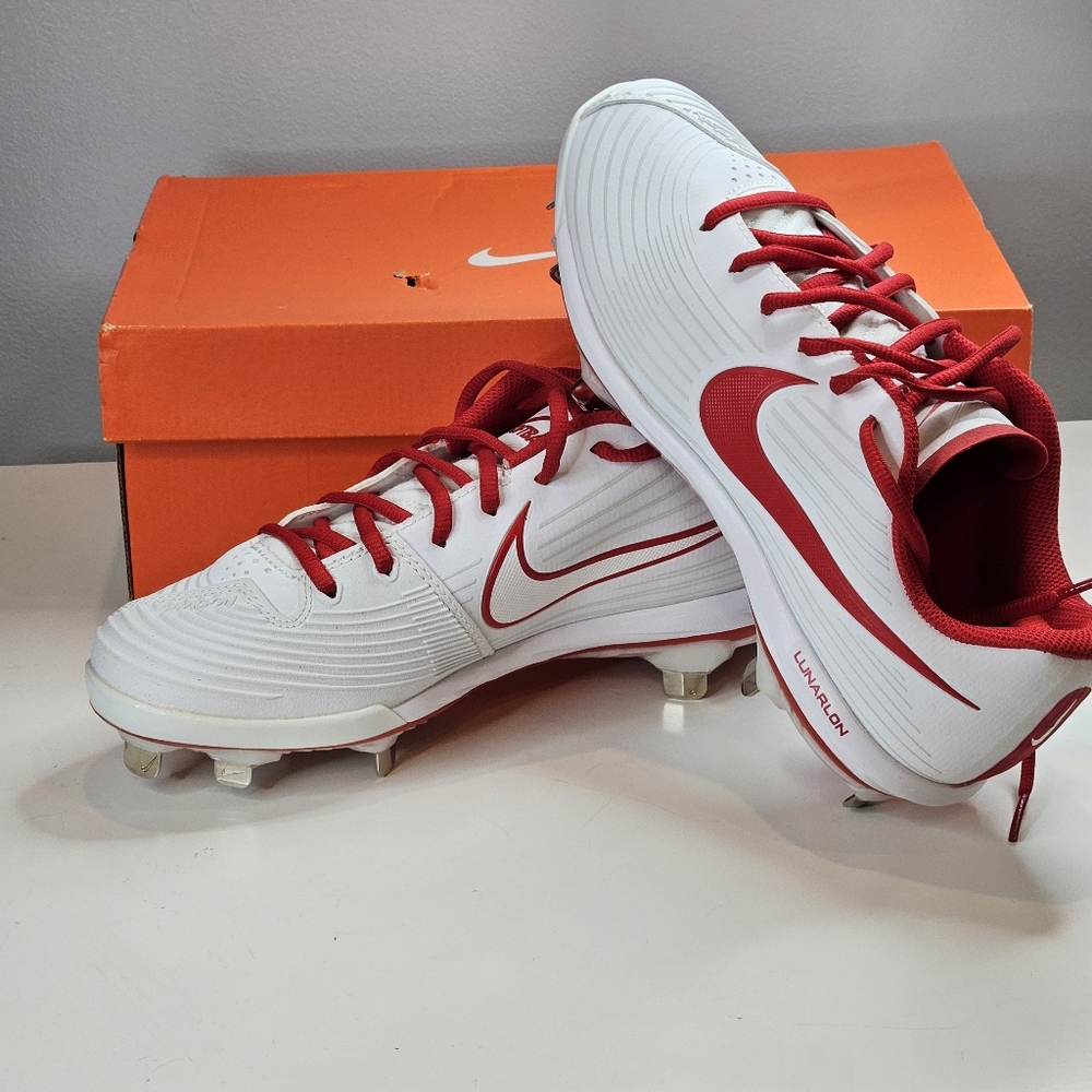 Nike Women's Lunar Hyperdiamond 3 Pro Metal Fastpitch Softball Cleats 8 - Picture 9 of 15